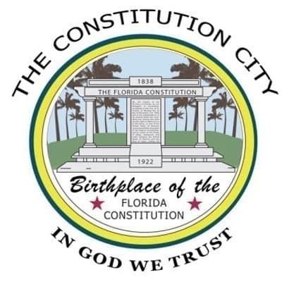 The Florida Constitution City logo