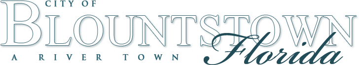 City of Blountstown A River Town in Florida logo
